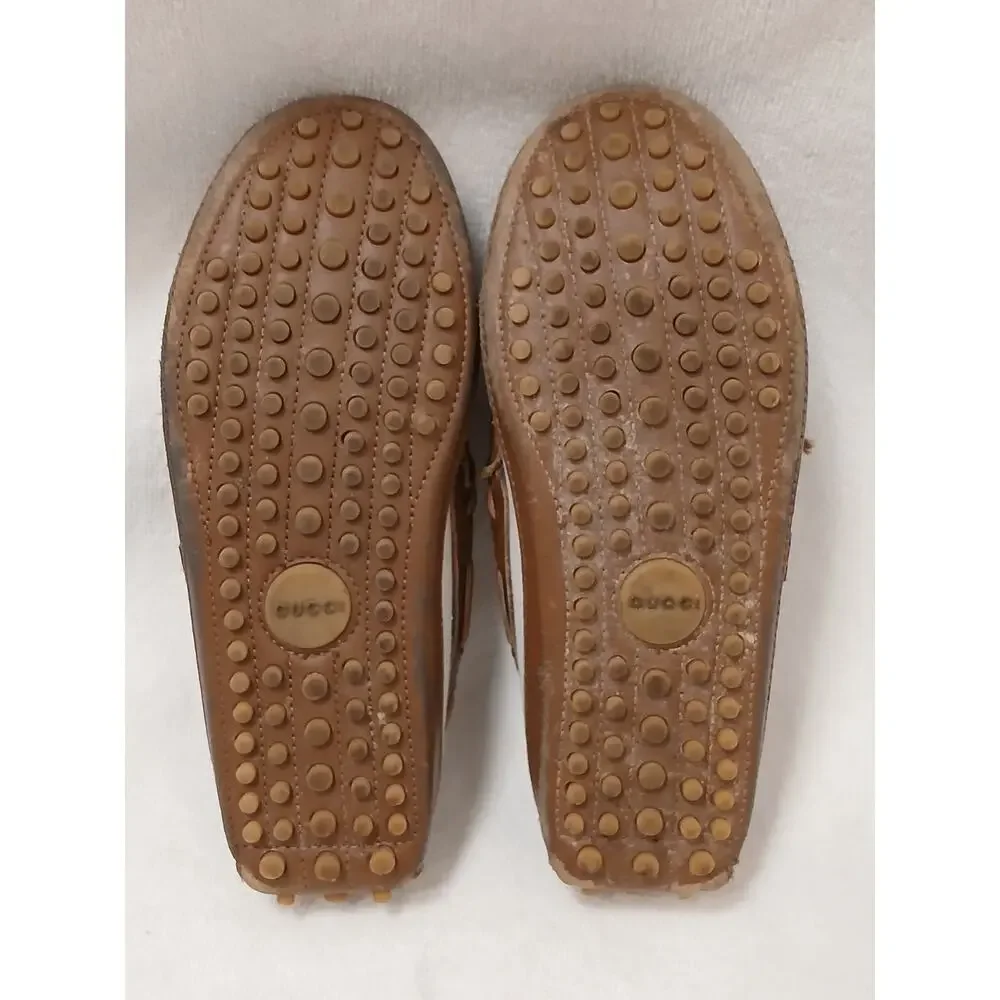 Gucci Loafers Little Boys Sz 13 Blue White Striped Box & Dustbag Nautical Shoes